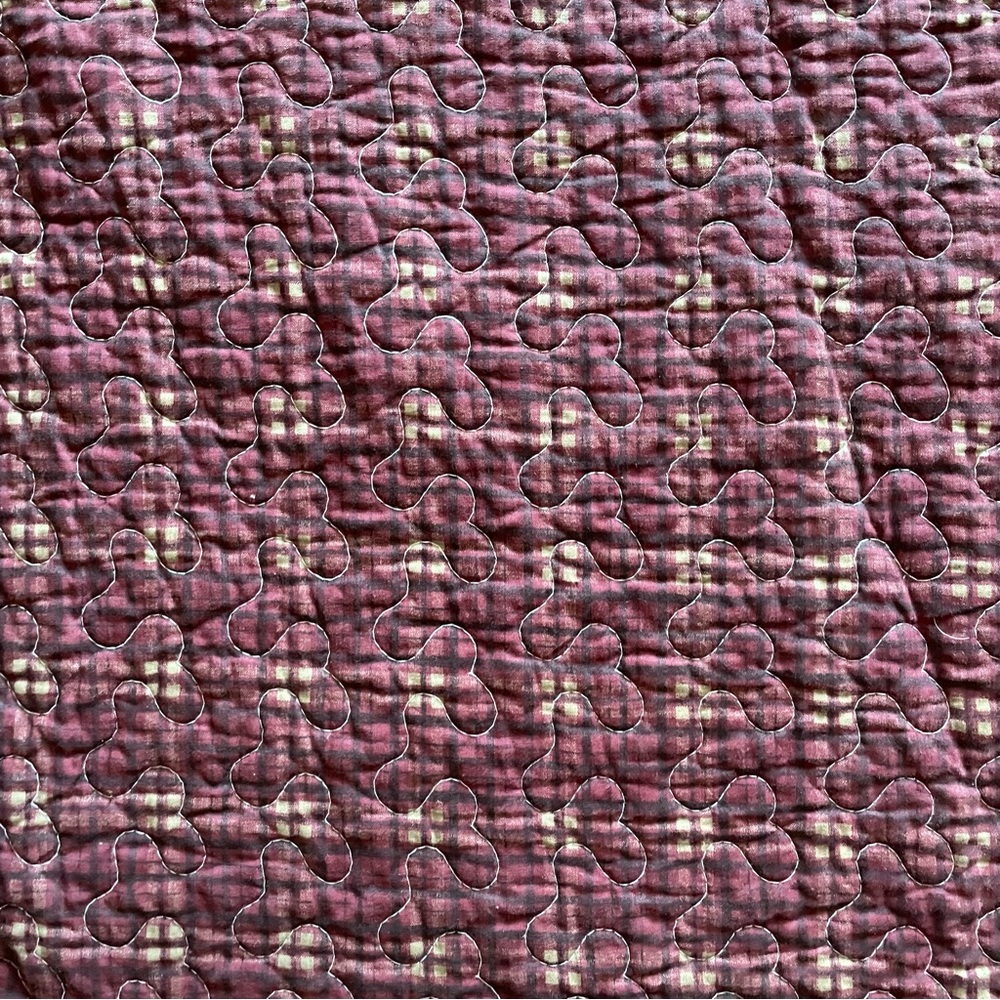 Patchwork Quilted 50x60" Throw Blanket Cabin Camping Cottage Rustic Nature Bear - Picture 6 of 8